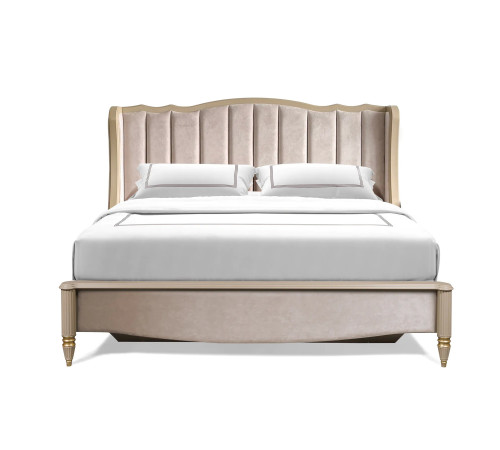 Двуспальная кровать Моника 180х200(капучино эмаль)