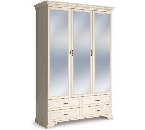 Шкаф Сиена 3-х дверных (Бодега Белый)